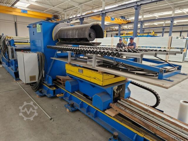 Slitting and cut-to-length line HEGO/H. W. JÖRG AG 1.500 x 2 mm/7 t