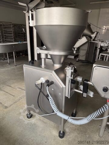 Filling machine + forming machine + separator Kompletna linia do produkcji hamburgerów Roobot 500 + FM250 + SC261