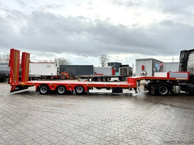 低平台半挂车 KÄSSBOHRER K.SLS 3 / 0N 18/30 Tieflader mit hydr. Rampen