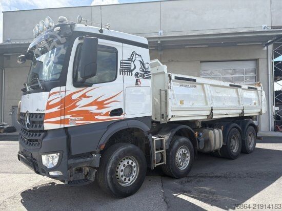 Trostani kiperski kamion MERCEDES-BENZ AROCS 3445 3 SEITENKIPPER BORDMATIK