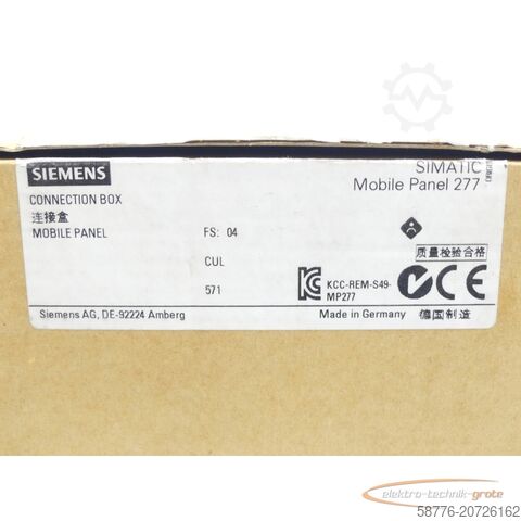 Siemens komponent Siemens 6AV6671-5AE00-0AX0 Anschluss-Box DP Basic SN:C-D6C67379 - ! -