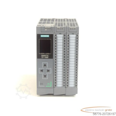 Siemens component Siemens 6ES7511-1CK00-0AB0 Kompakt-CPU 1511C-1 PN E-Stand: 03 SN:C-JDM85815