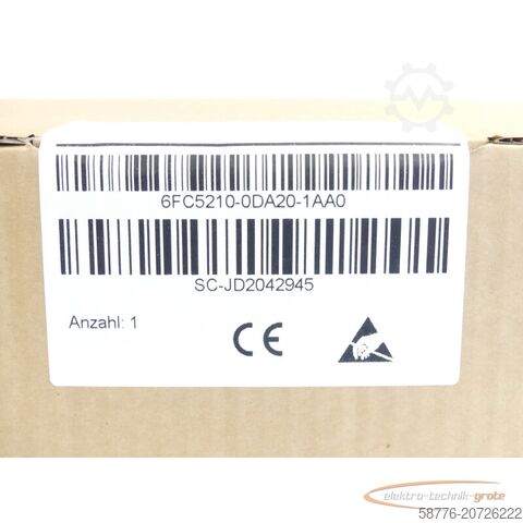 Siemens component Siemens 6FC5210-0DA20-1AA0 SN:SC-JD2042945 generalüberholt mit 24 Monaten Gewährleistung! -