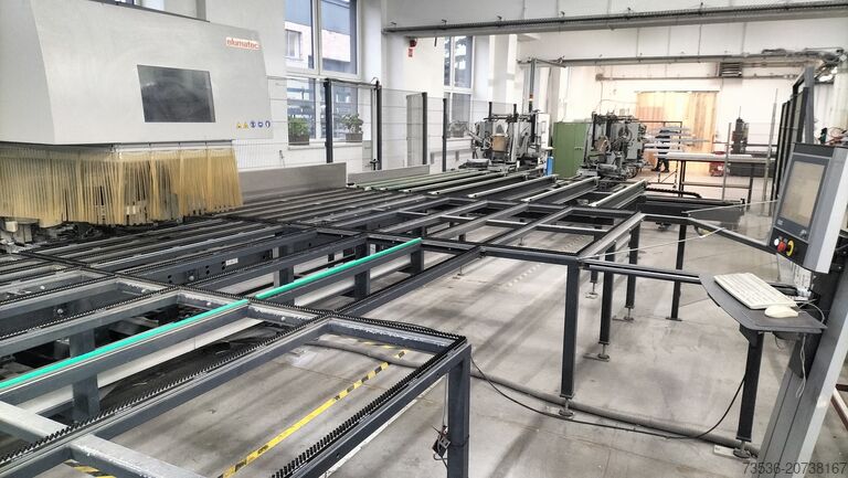 آلة لحام مع خط تنظيف Elumatec VS750