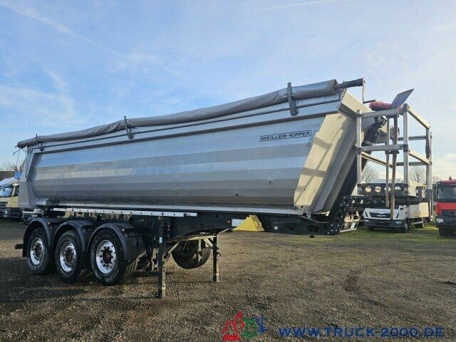 टिपर सेमिट्रेलर Meiller Meiller KISA3 Stahlmulde 23 m³ Plane -SAF Achsen