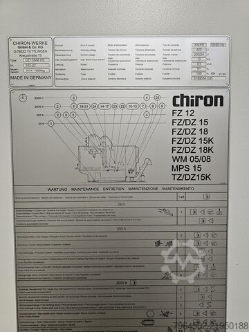 5 Achsen Bearbeitungszentrum Retrofit CHIRON DZ15WM HS