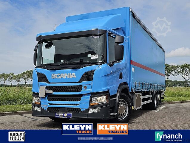 Terpal geser SCANIA P320 6X2*4 TAILLIFT AIRCO
