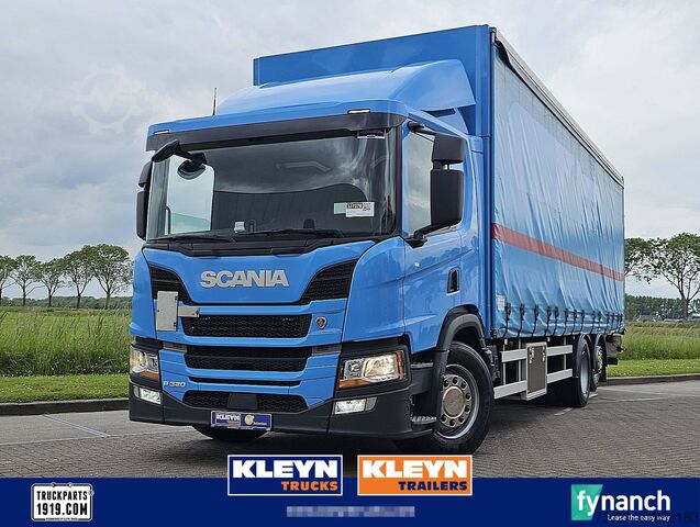 Terpal geser SCANIA P320 6X2*4 TAILLIFT AIRCO