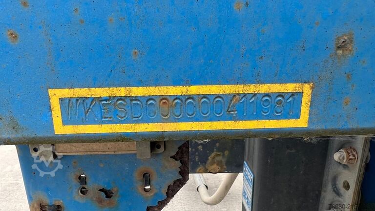 Transporte de contentores Krone SD27 (40 FT / 40 PIEDS / DRUM BRAKES / FREINS T...