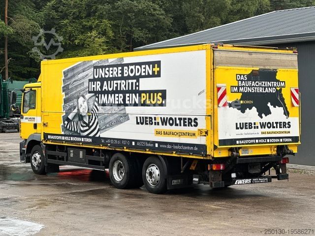 厢式货车 MAN TGM 22.280 6x2 Kofferaufbau, Ladebordwand