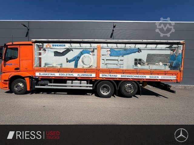 Ladbil med presenning MERCEDES-BENZ Mercedes Benz 3 Achser 6x2 AUT LM