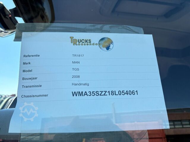 Sistem ruku kuke MAN TGS 26.320 + 6x4 FRONT TRACTION + STEERING/LIFT...