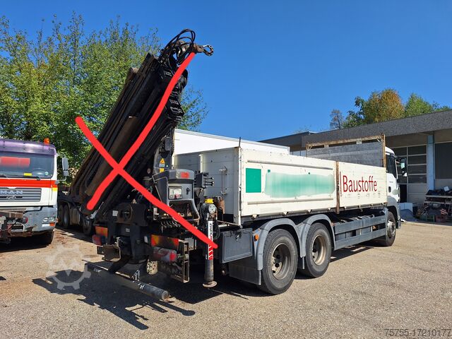 Tovornjak z ravno ploščadjo (odprt) MAN TGS 33.440 6x4 Pritsche 2011 ohne Kr 