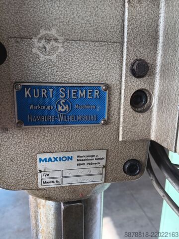 Oszlopos fúrógép Maxion (Pößneck) / Kurt Siemer Hamburg Säulenbohrmaschine