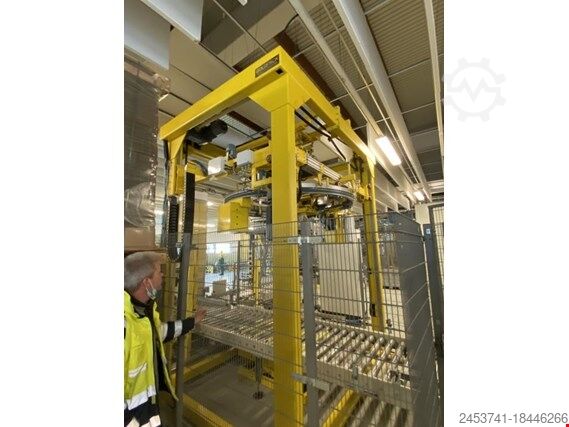Robot + palletizer + wrapper Kettner / Krones Robogrip / LPM