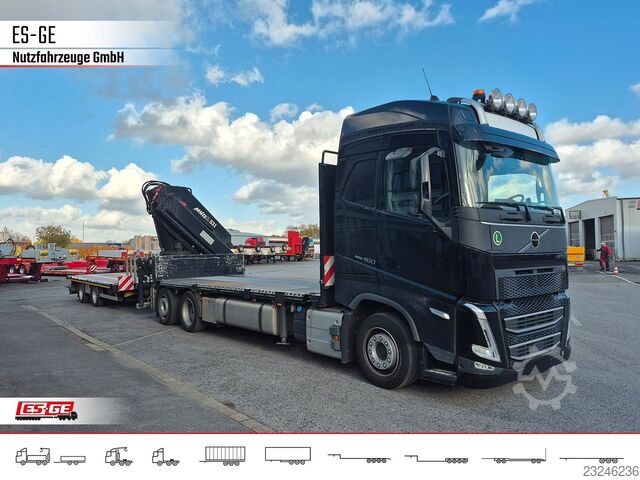 Camion plateau VOLVO FH 460 CHH-LOW 6x2, MKG  HLK 531HPa5