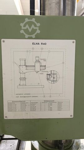 Radiální vrtačka ELHA R40 / 1250