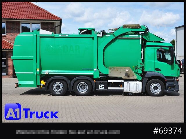 Camião de lixo MERCEDES-BENZ Antos 2533, HS Millenium XXL37 Überkopflader,