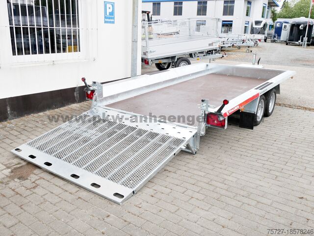 Remorcă pentru mașini de construcții TEMA TEMARED Builder3-4018/2S 3500kg