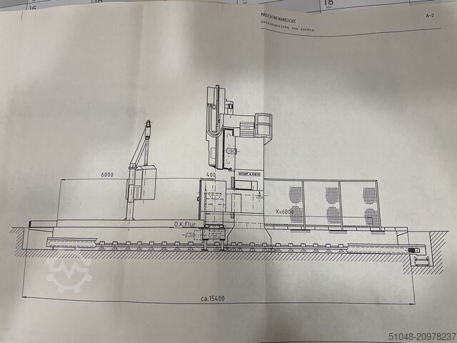 Planer-type milling machine - double column Droop&Rein Portal milling machine FPV 2500SL50-15N CNC