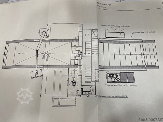Planer-type milling machine - double column Droop&Rein Portal milling machine FPV 2500SL50-15N CNC