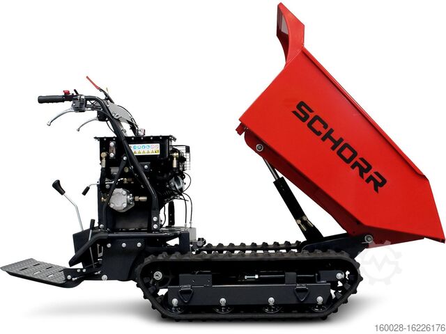 รถเทขนาดเล็ก รถดั๊มรถตีนตะขาบขนาด 500 กก SCHORR Minidumper RR500DHKA2 PRO 500kg Mulde