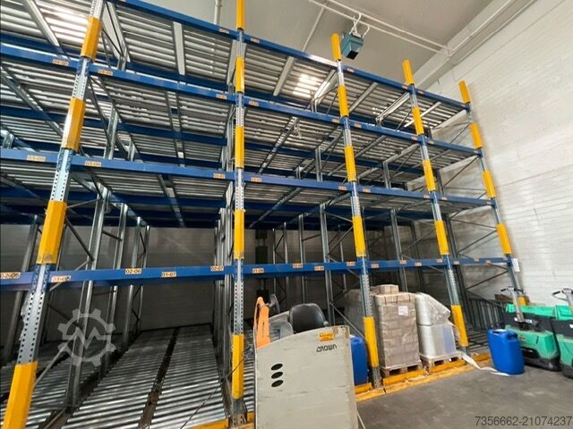 Bito raklapos ferde betoló állvány Bito Lagertechnik Paletten Einschubregalanlage PROflow