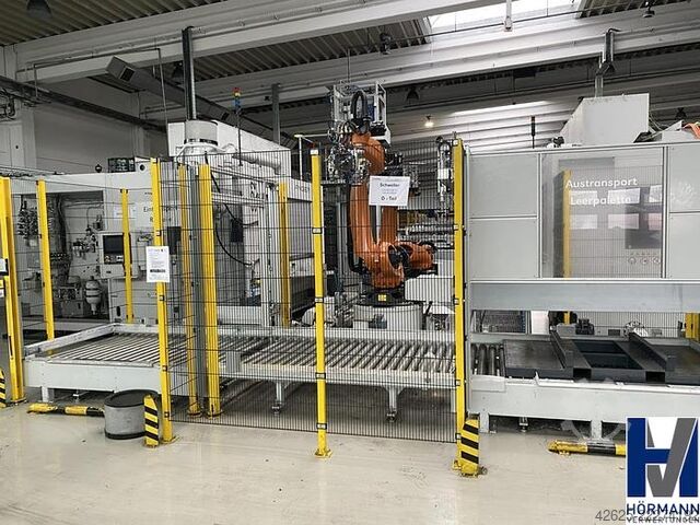 Blechbearbeitungszentrum Anger + KUKA SP2-X2000 + KR120