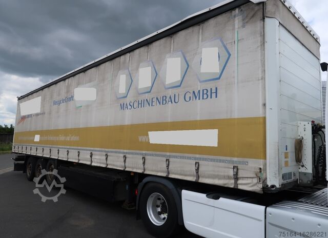 Semi-trailer with flatbed & tarpaulin Schmitz Cargobull SCS 24