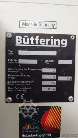 Lijadora de banda ancha Bütfering E-Line 311 RRF