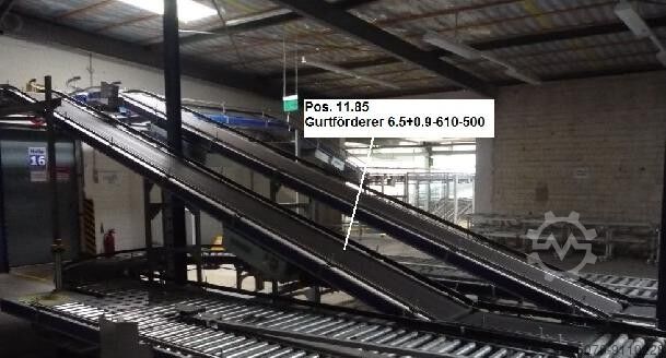 Förderanlage Gurtförderer Förderband 7429-610-500 Gebhardt