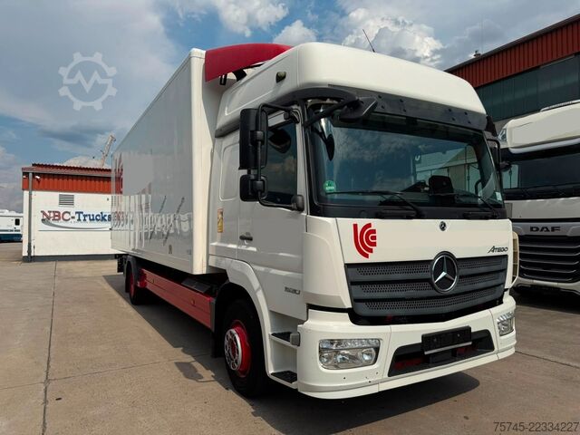 Kamion s sandukom MERCEDES-BENZ ATEGO 1530*KOFFER*LBW 2 TON*STANDKLIMA* 2 LIEGE