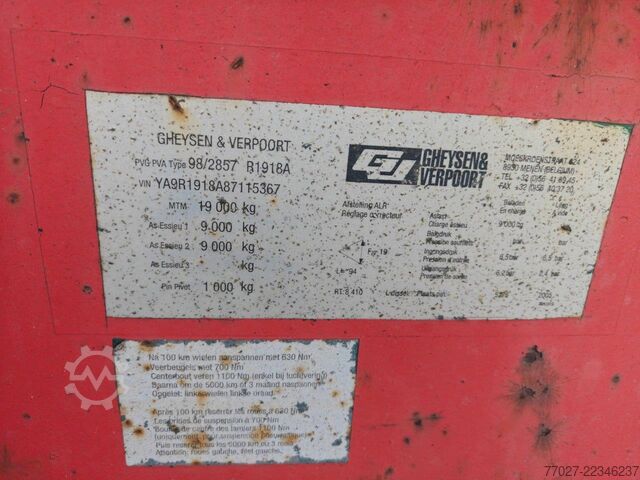 Nizak učitavač Gheysen en Verpoort D6 19000kg