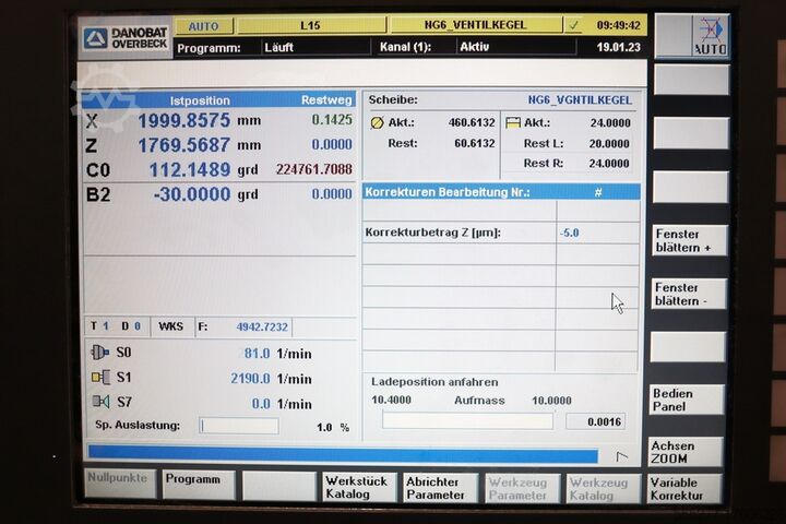 Rectificadora cilíndrica DANOBAT LG 400 B6