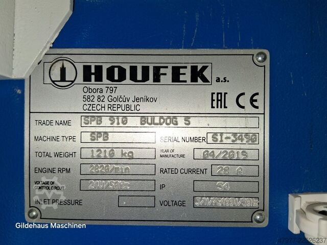 Bredbandslipmaskin HOUFEK SPB 910 Buldog 5