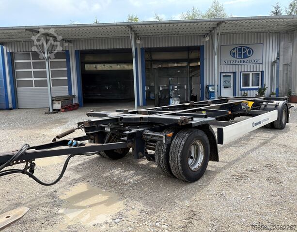 Rimorkio me shasi të ndërrueshëm Krone BDF Lafette 235/75R17,5 Zwilling BPW