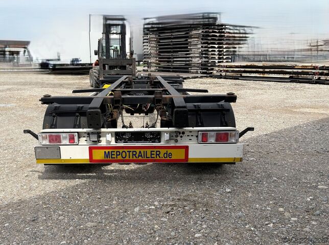 Rimorkio me shasi të ndërrueshëm Krone BDF Lafette 235/75R17,5 Zwilling BPW