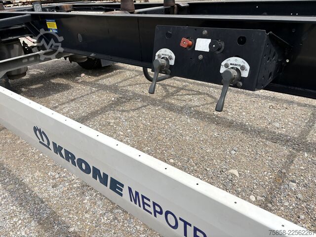 Rimorkio me shasi të ndërrueshëm Krone BDF Lafette 235/75R17,5 Zwilling BPW