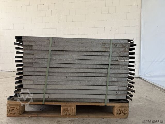 Stålpanel Stålpaneler Stålpaneler Pallereol 1.150x750 mm (TxB) / lichte Weite: 920 mm / Materialfarbe: feuerverzinkt