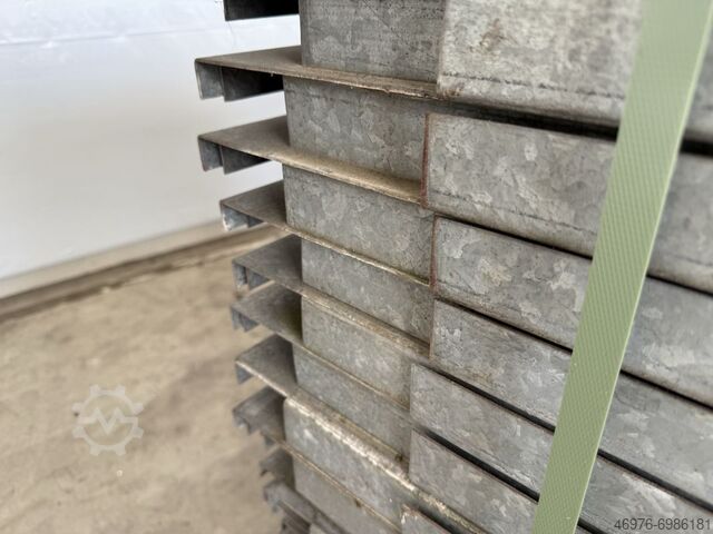 Stålpanel Stålpaneler Stålpaneler Pallereol 1.150x750 mm (TxB) / lichte Weite: 920 mm / Materialfarbe: feuerverzinkt