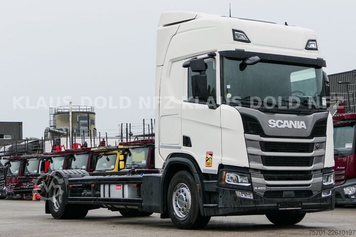 Xe tải hoán đổi thùng SCANIA R 450 BDF Retarder 2 XL Tanks Navi Euro 6