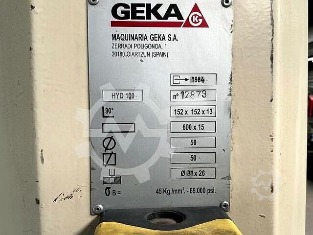 Mašine za bušenje i sečenje Geka Hydracrop 100-S 1984 Geka Hydracrop 100-S