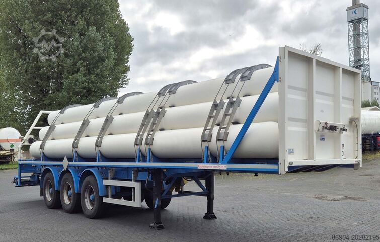 Remolque cisterna MAFA Gas tank tube semi-trailer compressed helium, hydrogen, Wasserstoff