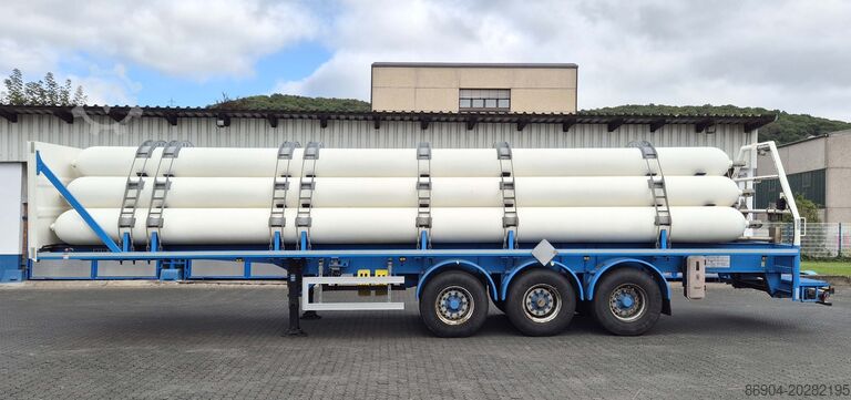 Tilhenger til tankbil MAFA Gas tank tube semi-trailer compressed helium, hydrogen, Wasserstoff