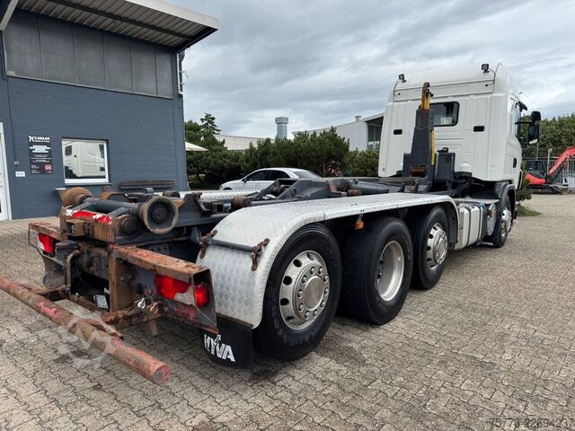 Camion benne à bras amovible SCANIA G400  LB 8x2  Hyvalift Abrollkipper Retarder