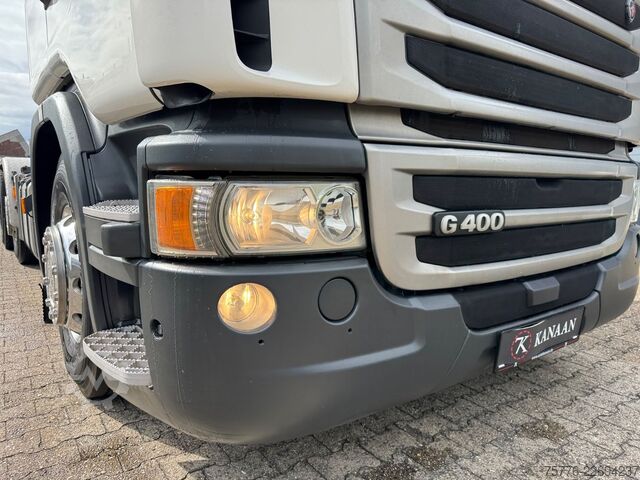 Camion benne à bras amovible SCANIA G400  LB 8x2  Hyvalift Abrollkipper Retarder