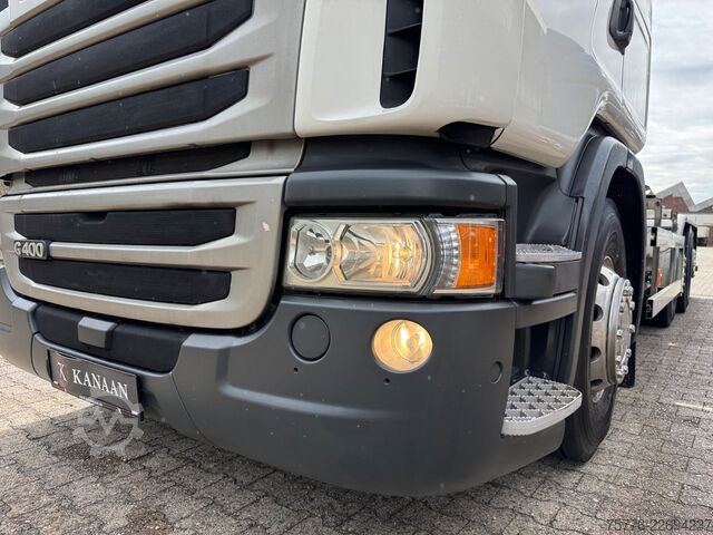Camion benne à bras amovible SCANIA G400  LB 8x2  Hyvalift Abrollkipper Retarder
