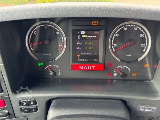 Camion benne à bras amovible SCANIA G400  LB 8x2  Hyvalift Abrollkipper Retarder