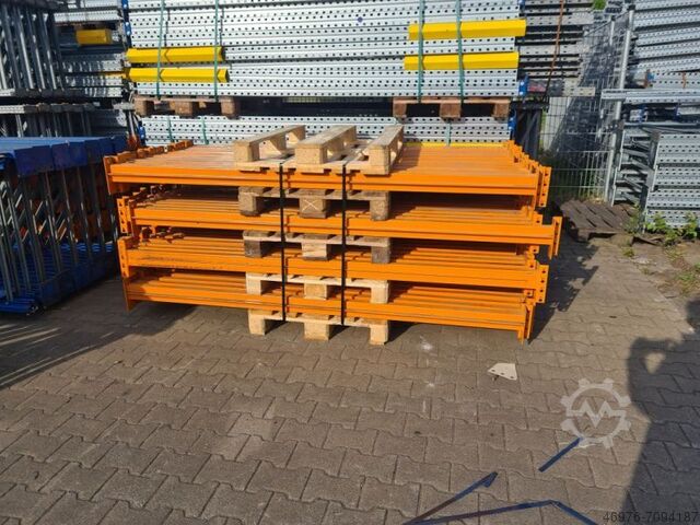 Pallet rack traverse Traverse Racking Nedcon NS / 2.250 mm / K 90x40 mm/orange /inkl. Innenlagewinkel und Winkelschiene