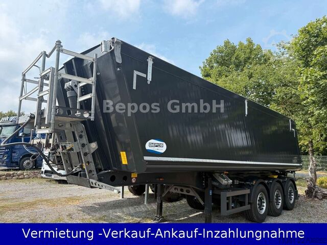 Semi-remorque benne SCHMITZ CARGOBULL SKI 24SL 8.2 - Alukasten 40m3,---2x Liftachse--